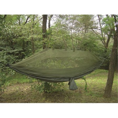 PIAZZA Jungle Hammock With Mosquito Net In Olive PI133695